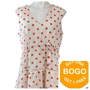 Bleecker 126 Dress Knee length Polka dot size 14